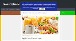 Desktop Screenshot of paasrecepten.net